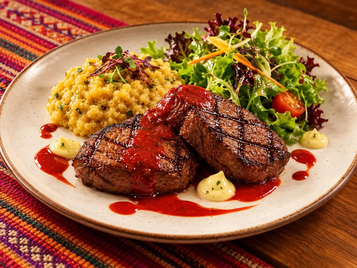 Alpaca a la parrilla