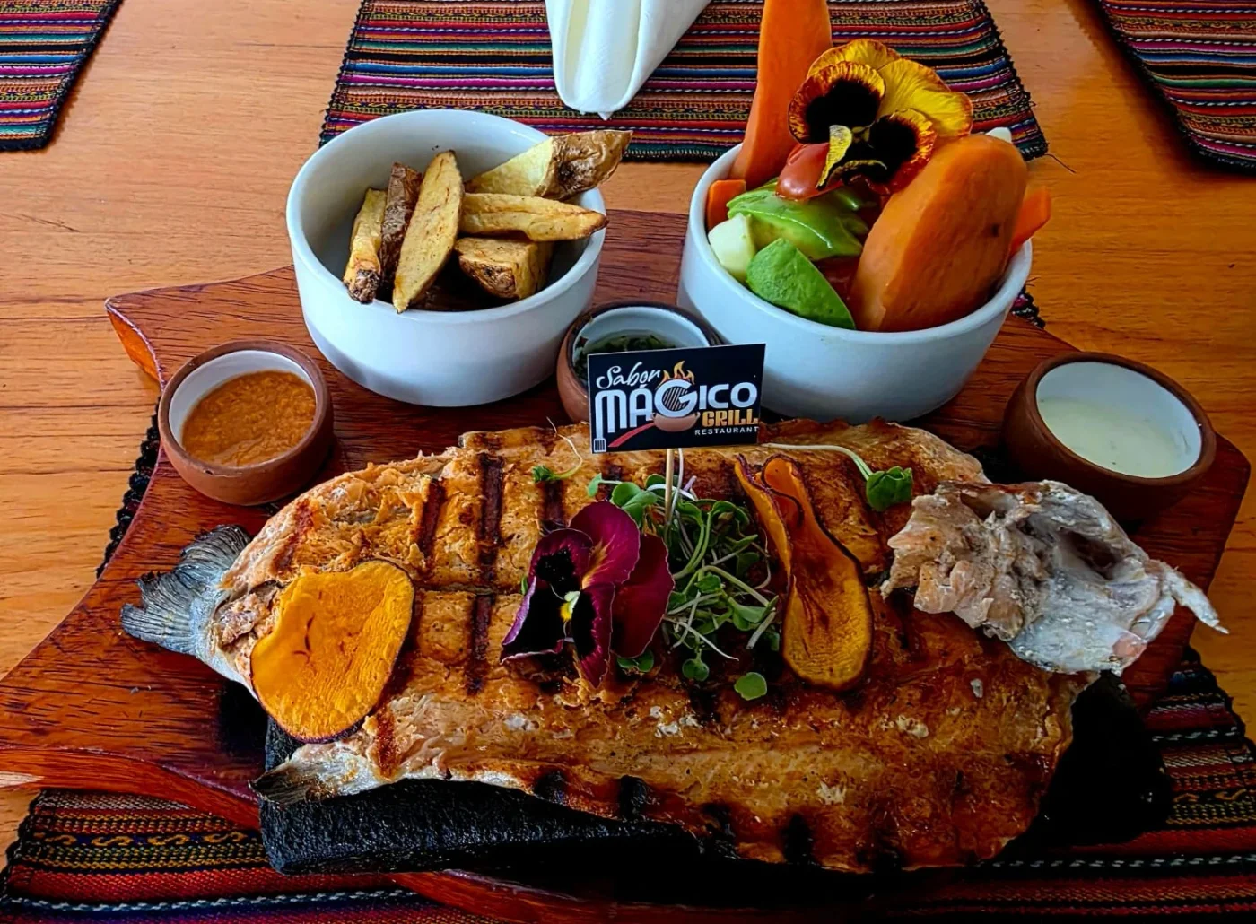 Trucha a la parrilla